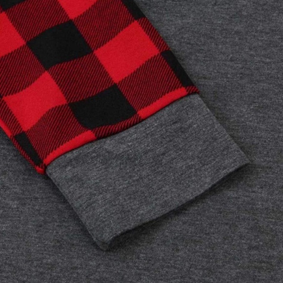 🆕🎅🏽 You Serious Clark? Christmas Vacation women’s top buffalo plaid slee… - Picture 5 of 6